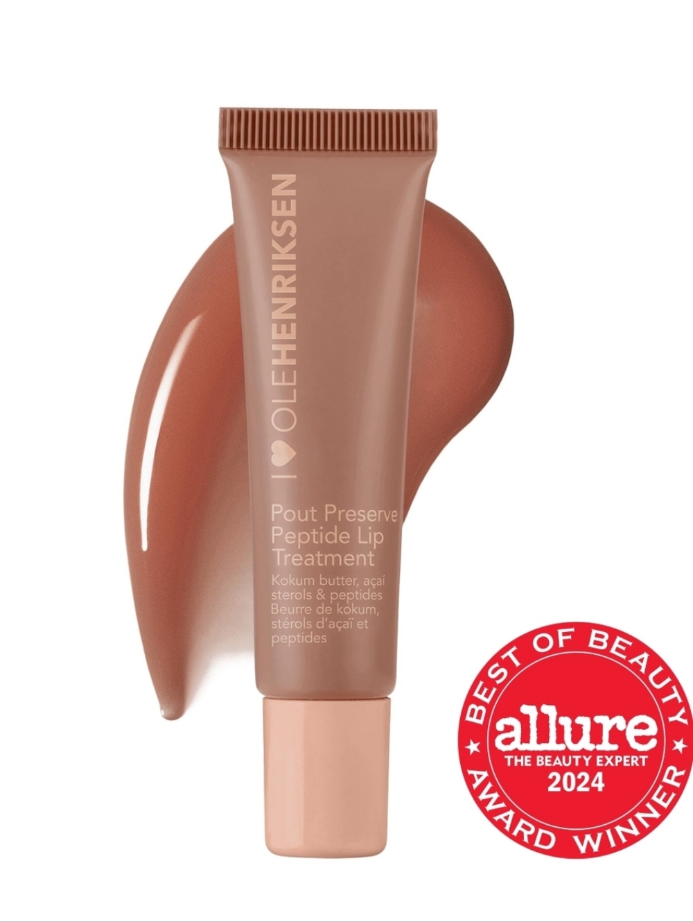 NWB OleHenriksen Pout Preserve Hydrating Peptide Lip Treatment – Creme Brulee